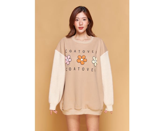 CO0268 Flower Bambi Top Sweater