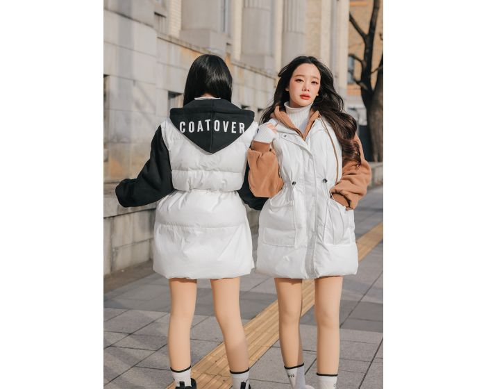 CO0471 DOWN COAT WITH HOODIE