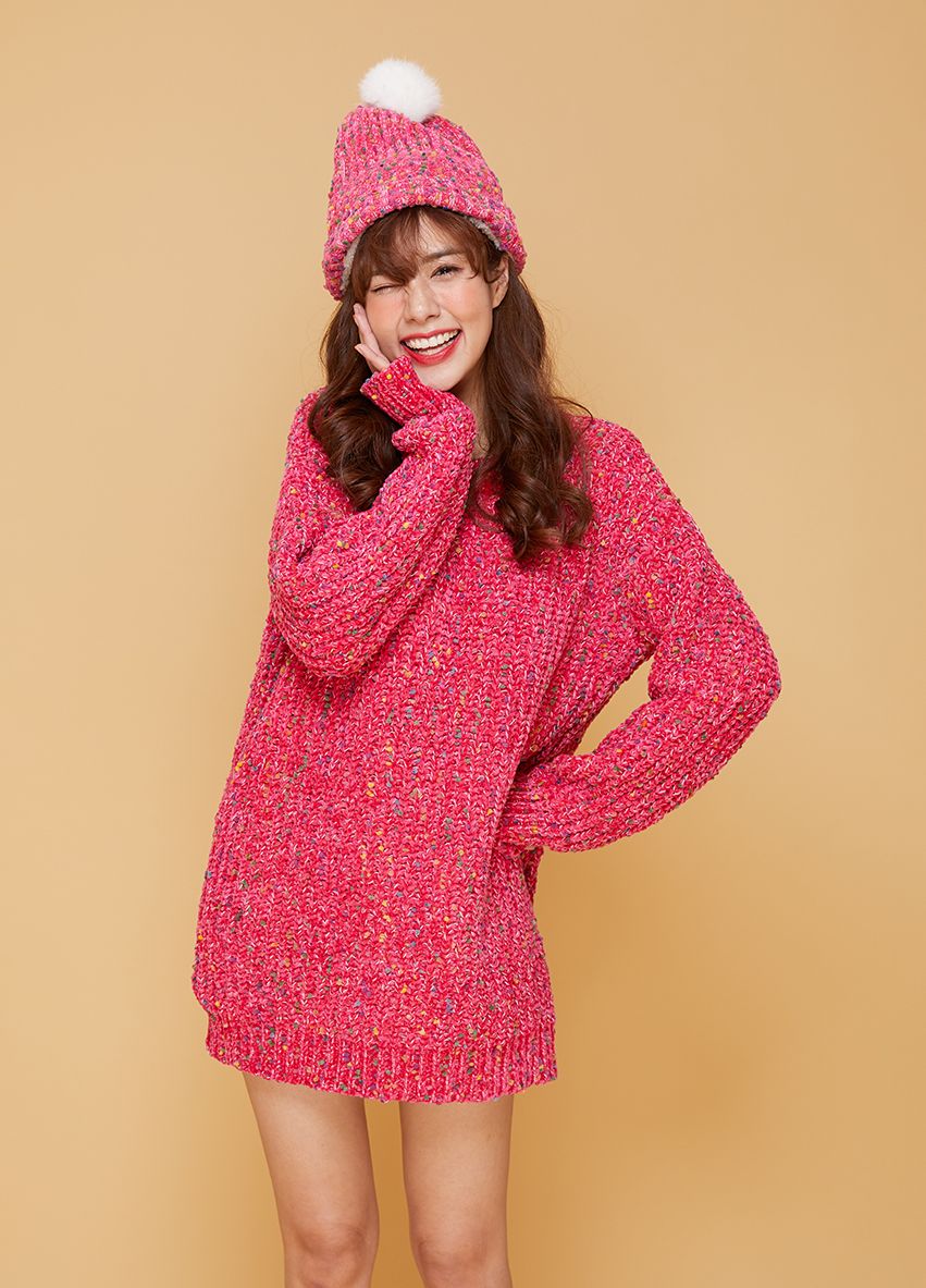 1031 Dress & Hat Knitting Mix Colors