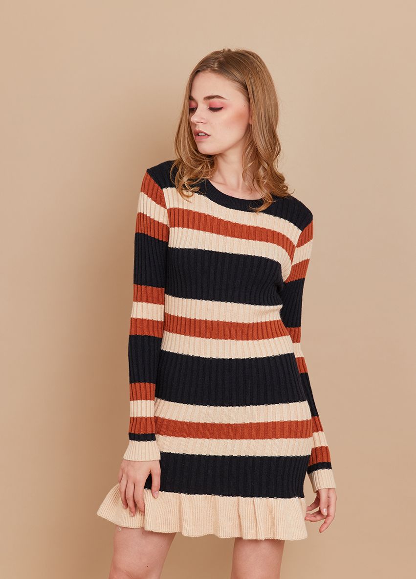 Tipp Knit Dress - Earth main image 0