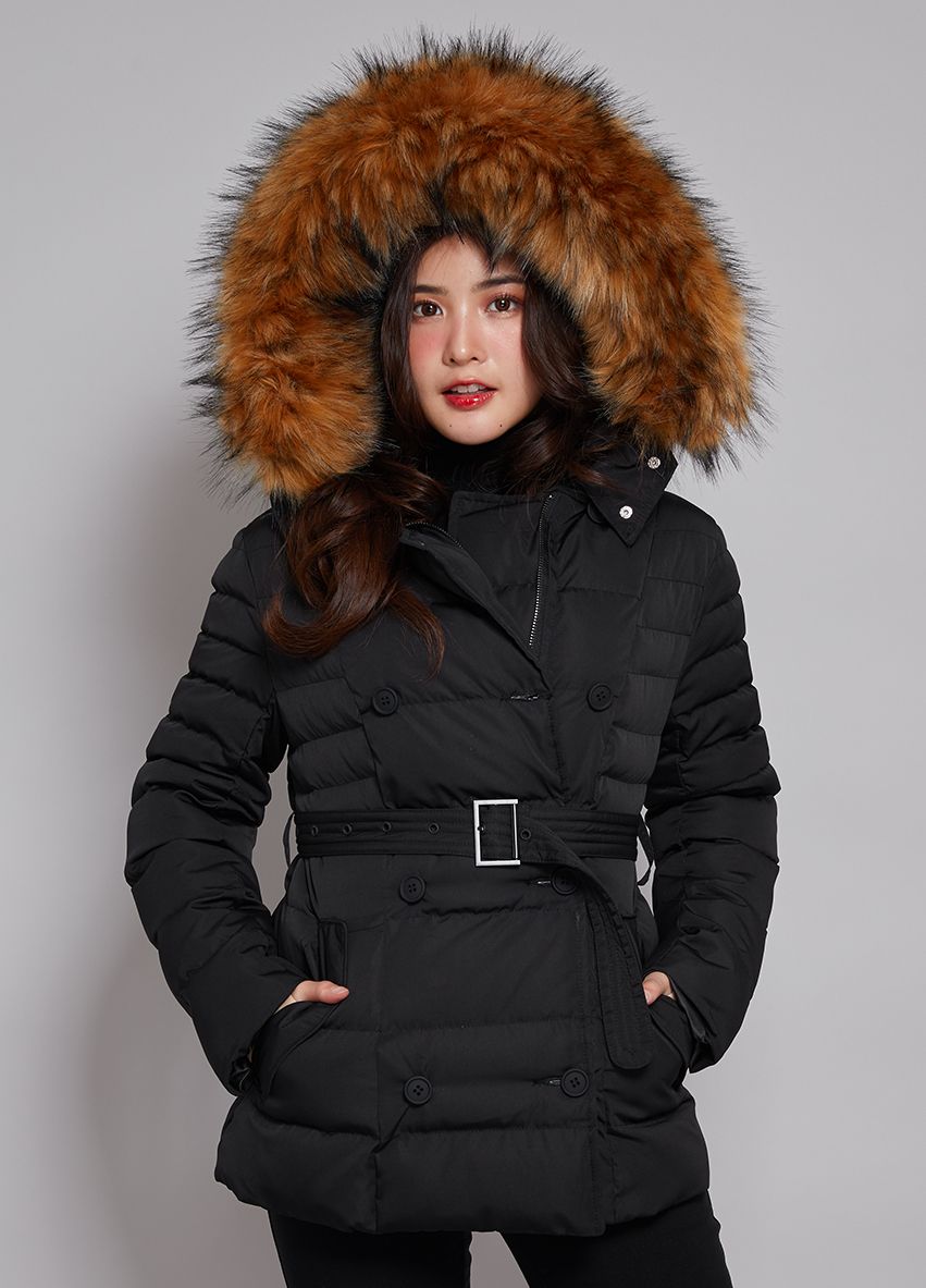 483 Minus Down Coat with belt