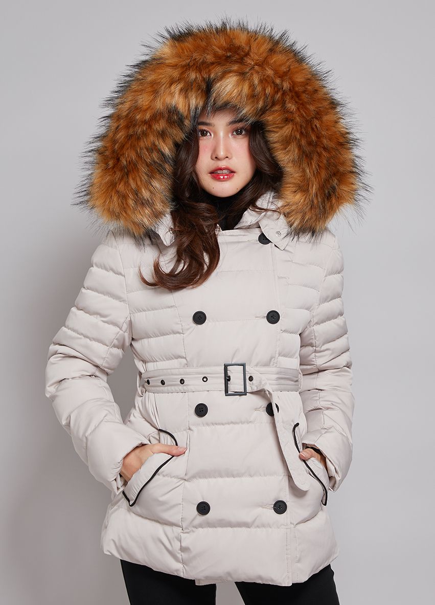 483 Minus Down Coat with belt