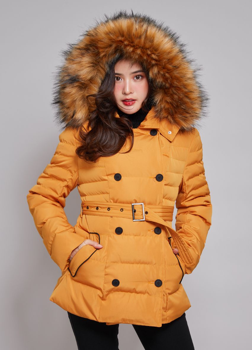 483 Minus Down Coat with belt