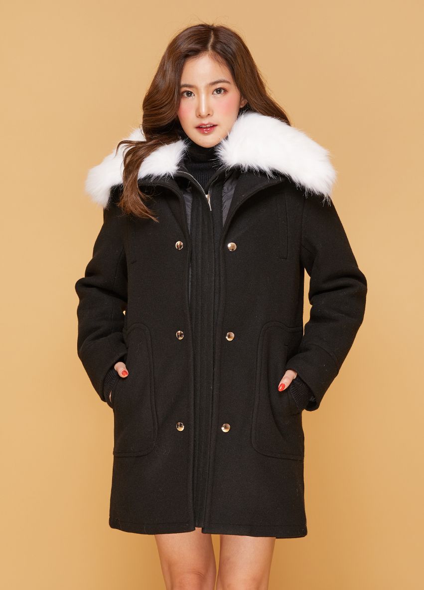 595 Two Pieces Coat & Fur
