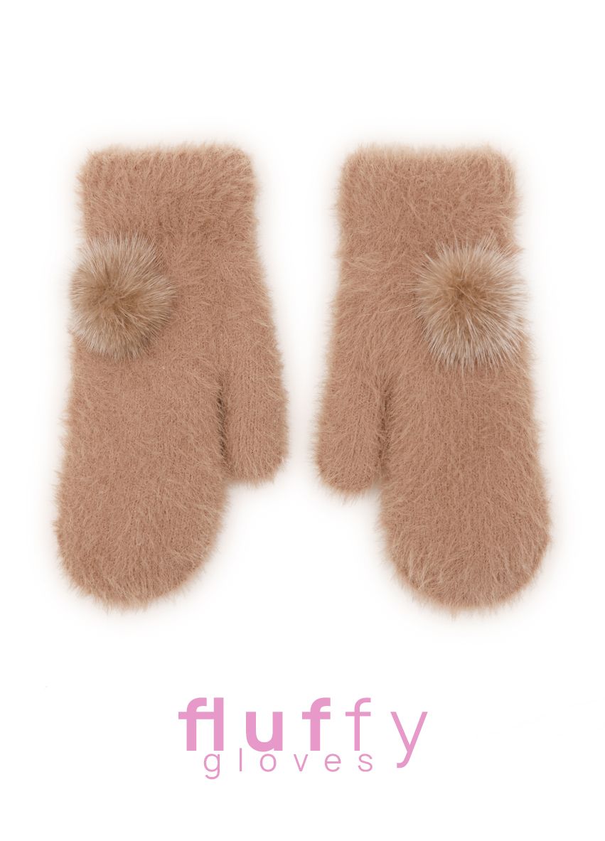 633 fluffy gloves