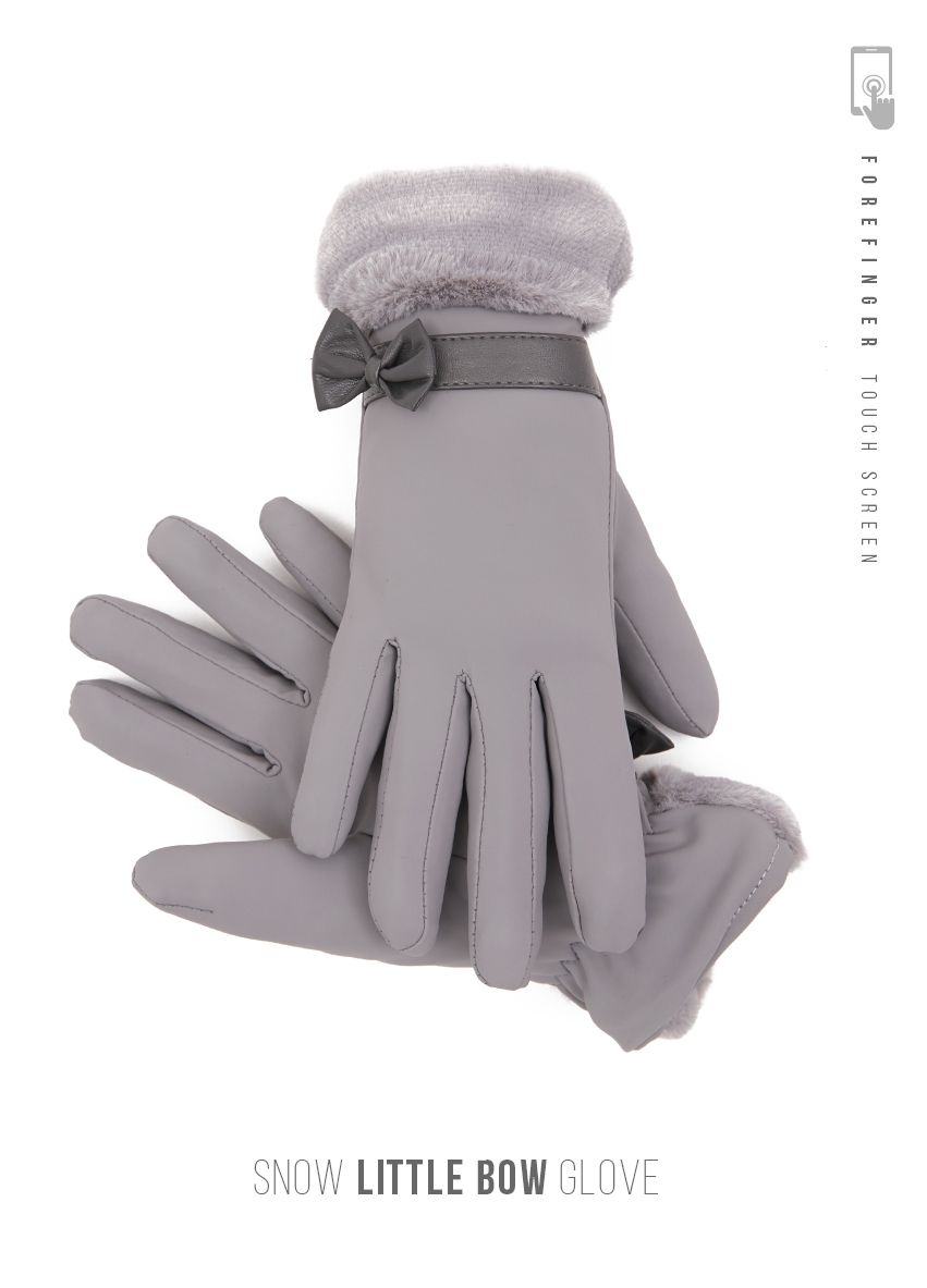 675 Snow little bow Glove