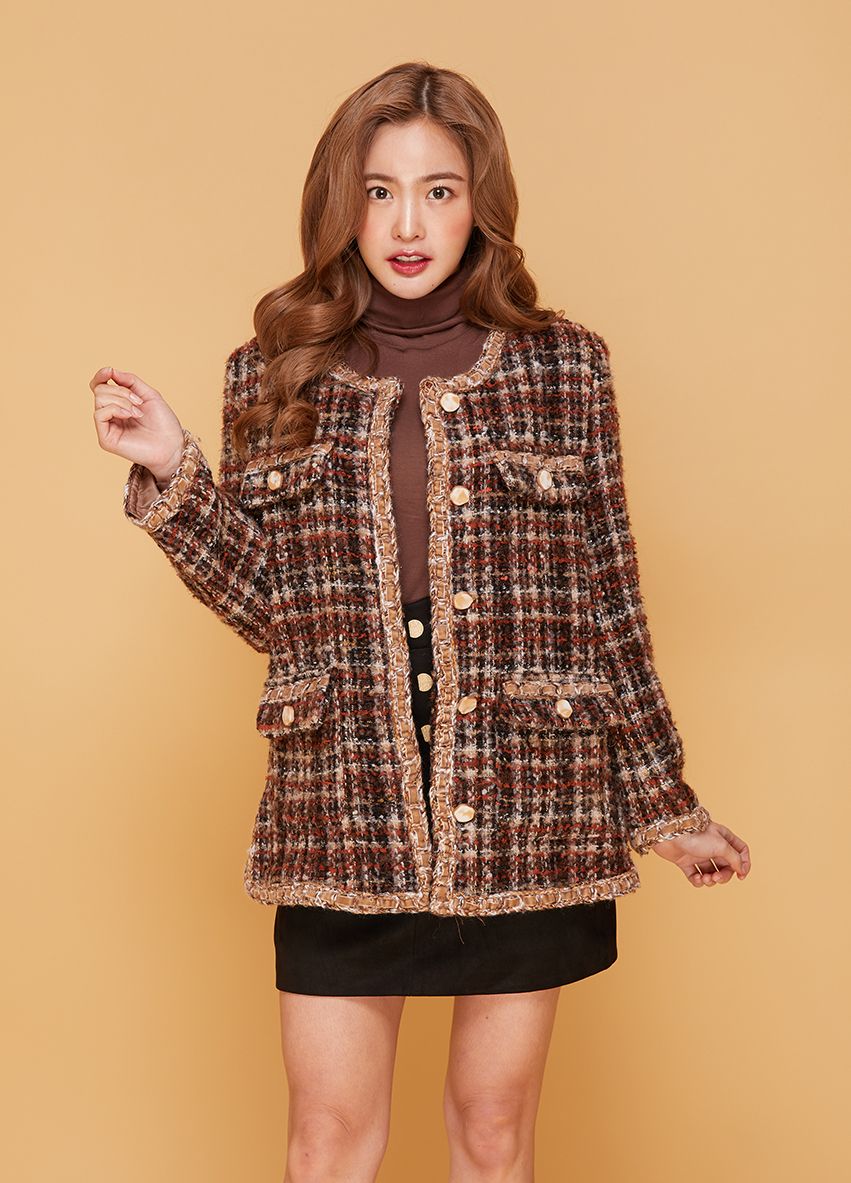 915 Luxury Tweed coat