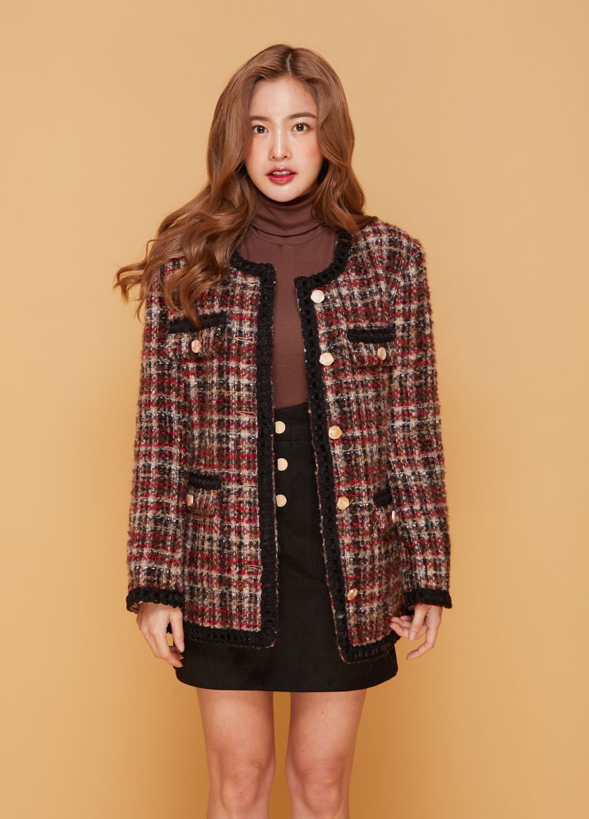 915 Luxury Tweed coat