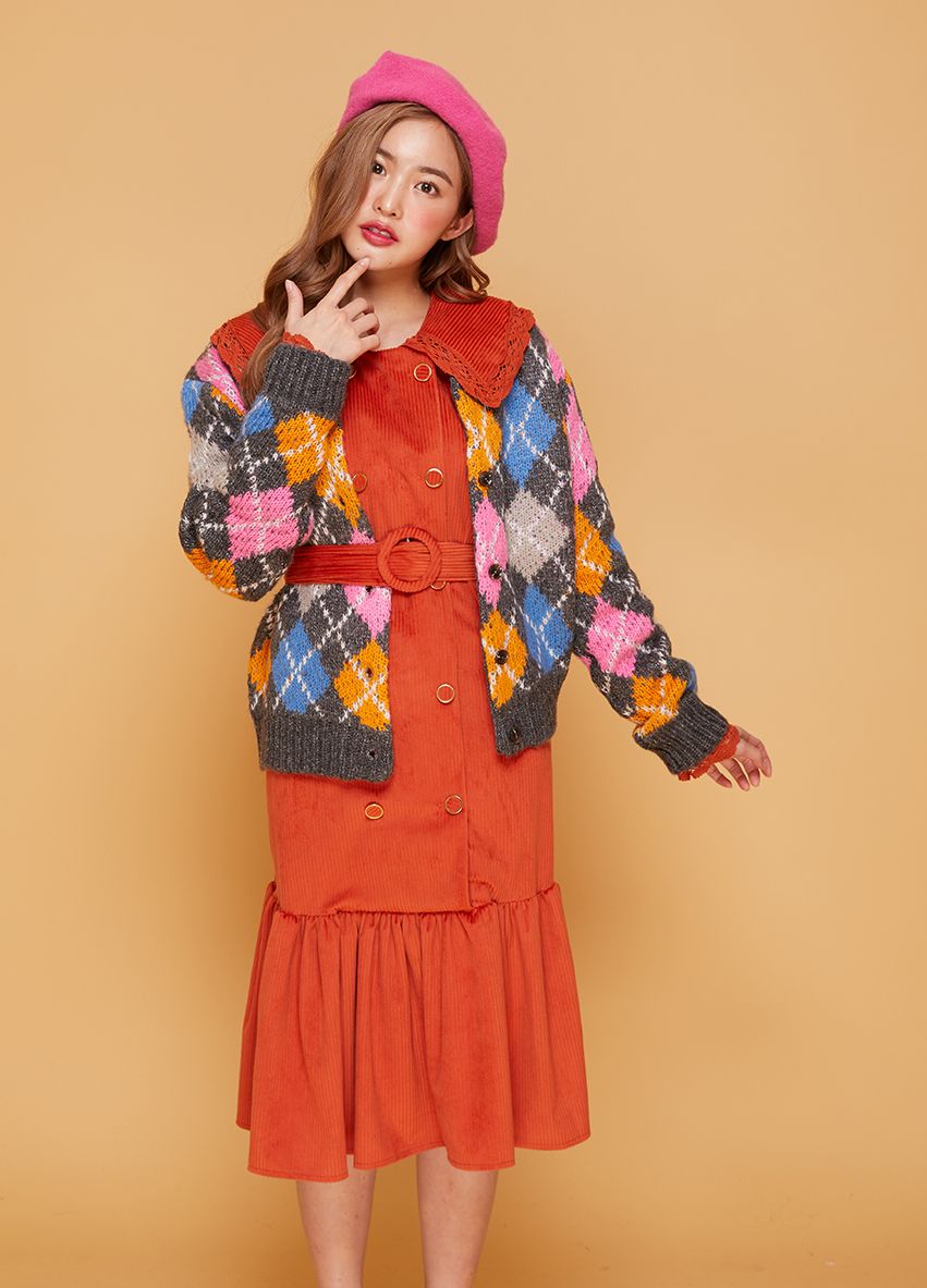 959 Harajuku dress & knitting set