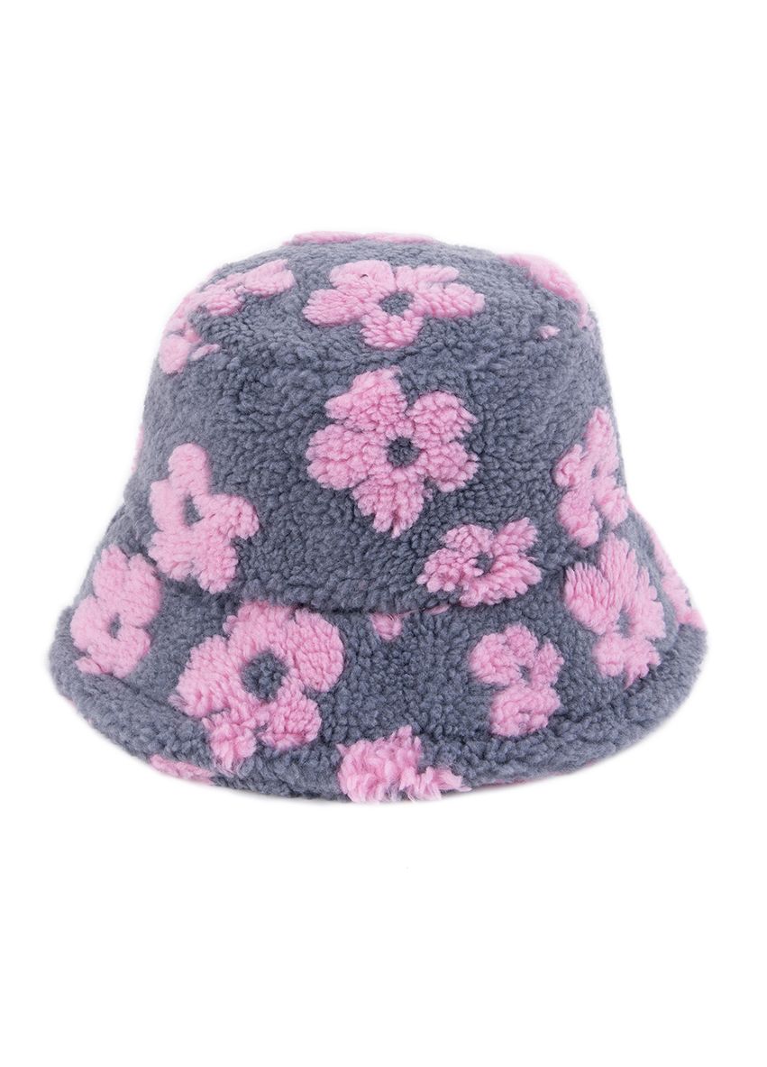 C1248 Bucket Hat Flower Fleece