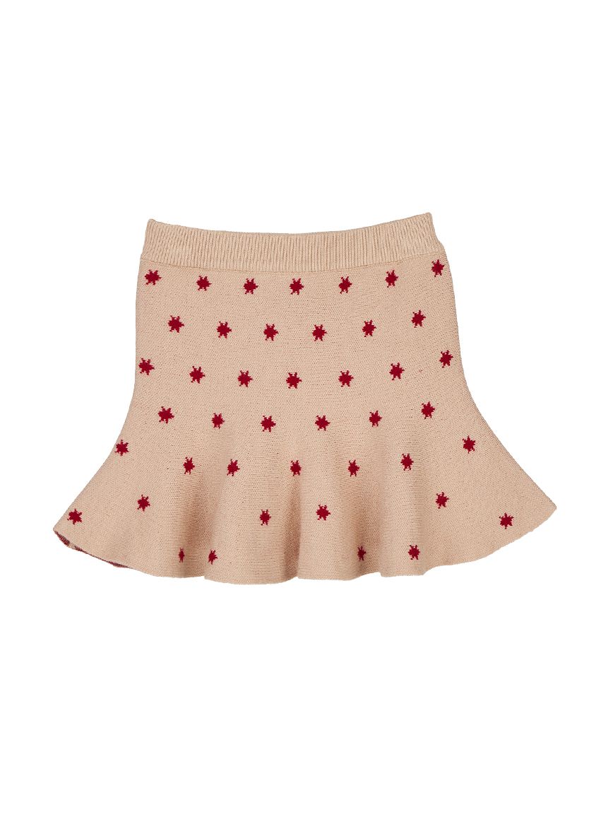 COK0136 Reindeer Knitting Skirt 