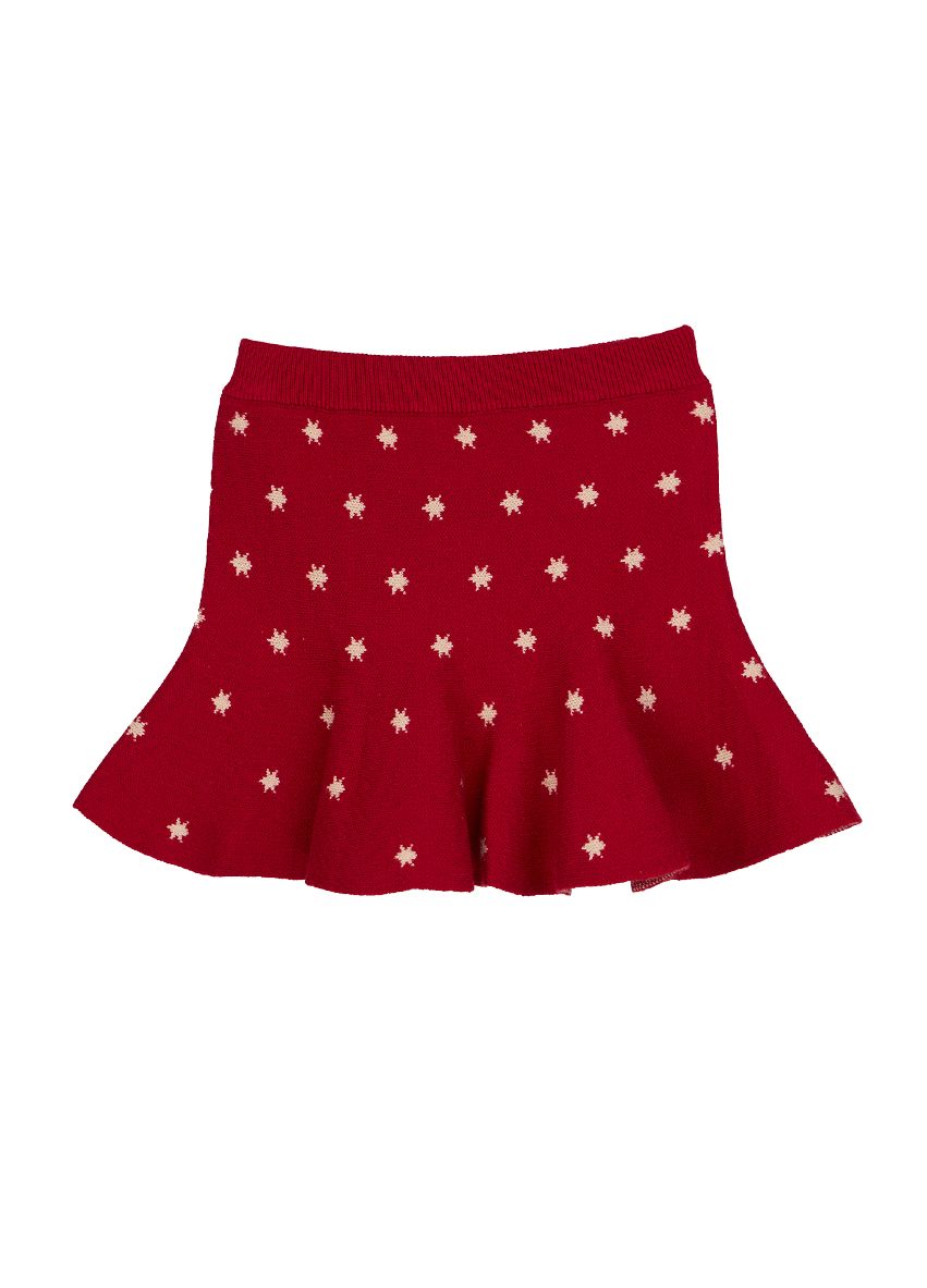COK0136 Reindeer Knitting Skirt 